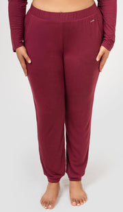 Classic Comfy Full Length Jogger L / Zinfandel - amanté Sleep