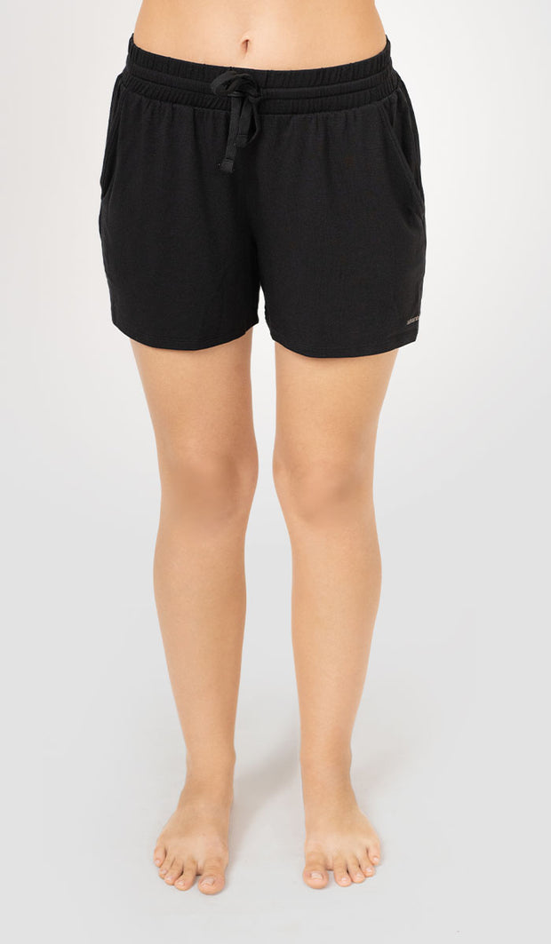 Classic Comfy Short L / Black - amanté Sleep