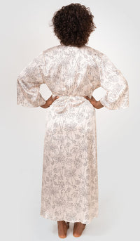 Doodle Garden Long Robe  - amanté Sleepwear thumbnail 2