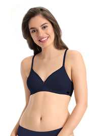 Buy Amante Elegant Support Non-Padded & Non-Wired Super Support Bra - Henna  online