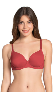 Smooth Moves Wired Bra 32B / Cranberry - amanté Bra