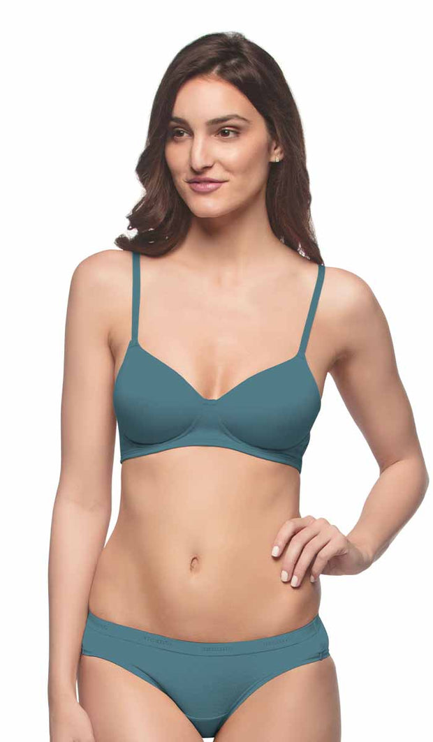 Carefree Casuals Bra 32B / Brittany Blue - amanté Bra