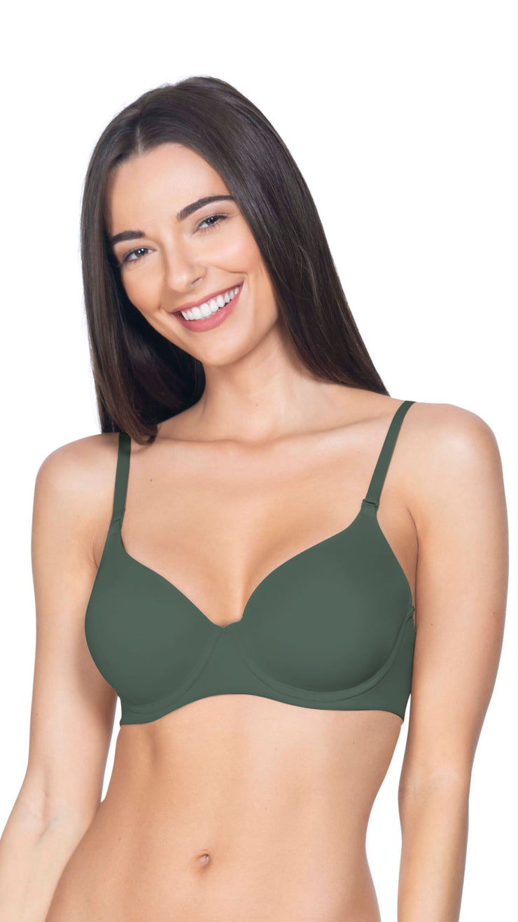 Smooth Moves Wired Bra 32B / Cedar - amanté Bra