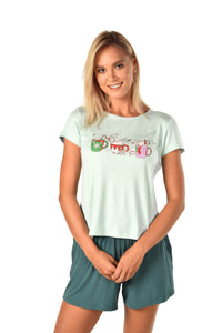 Modal Sleep Tee S / Mint - amanté Sleepwear thumbnail 1