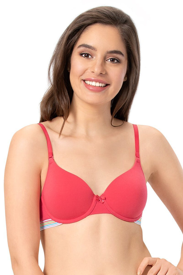 Sassy Stripes Bra 32B / Azalea - amanté Bra