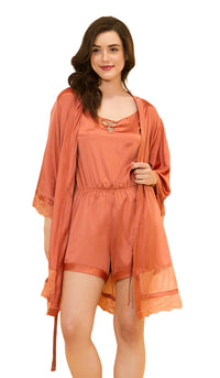 Amore Short Robe - amanté Sleepwear thumbnail 3