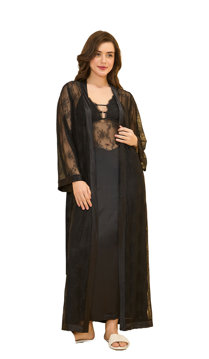 Amore Long Robe - amanté Sleepwear