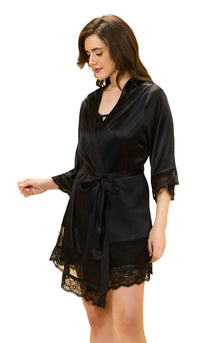 Amore Short Robe - amanté Sleepwear thumbnail 3