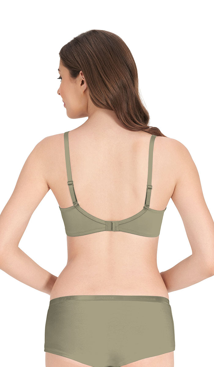 Smooth Charm Non-Wired Bra  - amanté Bra