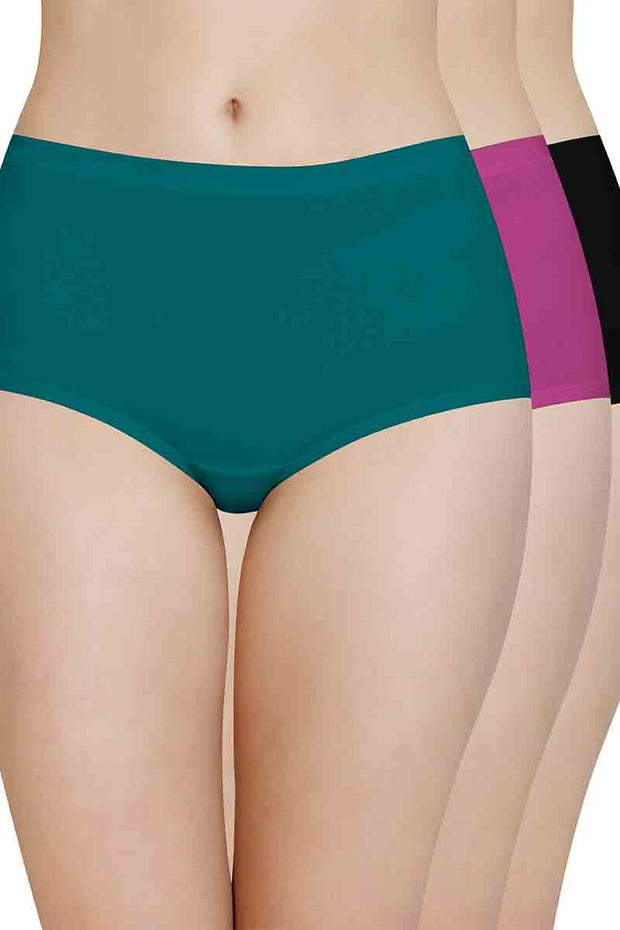 Amante Women's Synthetic Casual Plain/Solid Briefs (Pack of 1