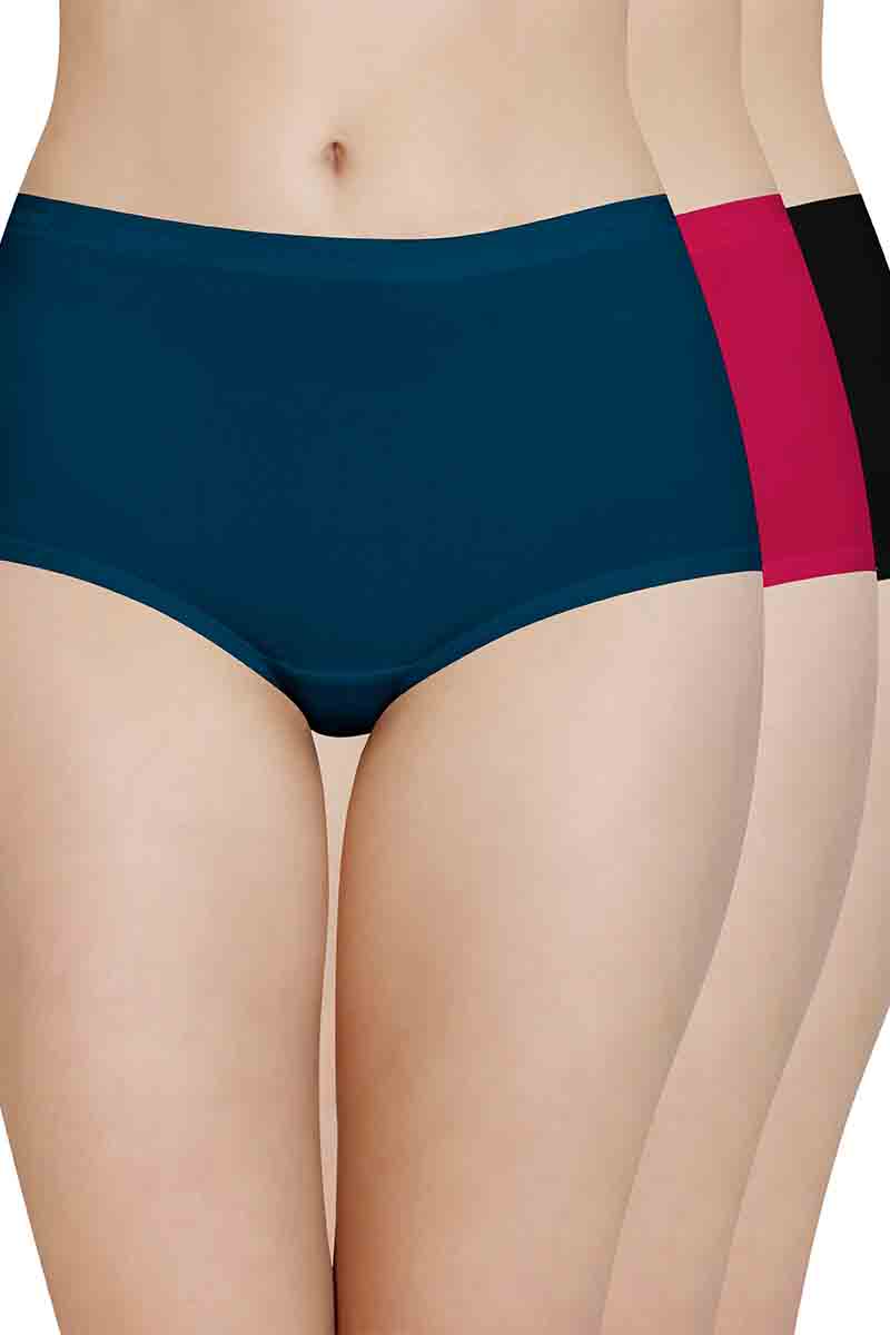 Cotton Full-Brief Solid Pack of 3 S / C427 - amanté Panty Pack - Image 1 of 1