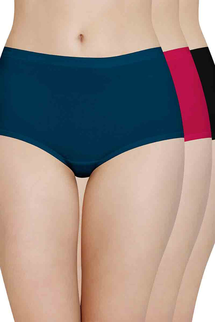 Cotton Full-Brief Solid Pack of 3 S / C427 - amanté Panty Pack
