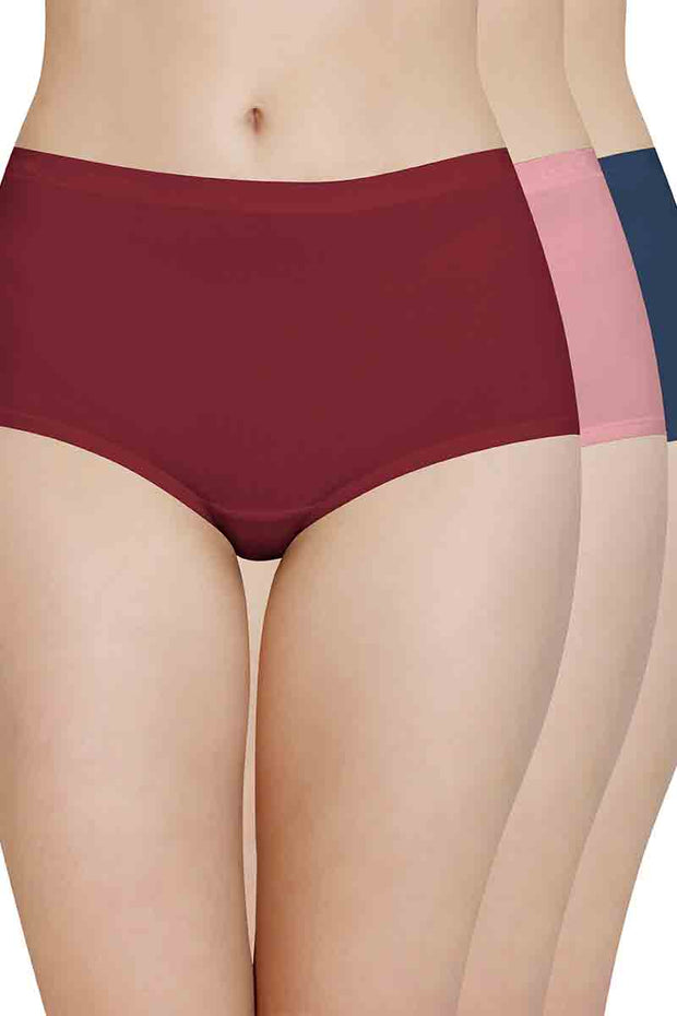 Cotton Full-Brief Solid Pack of 3 S / B073 - amanté Panty Pack
