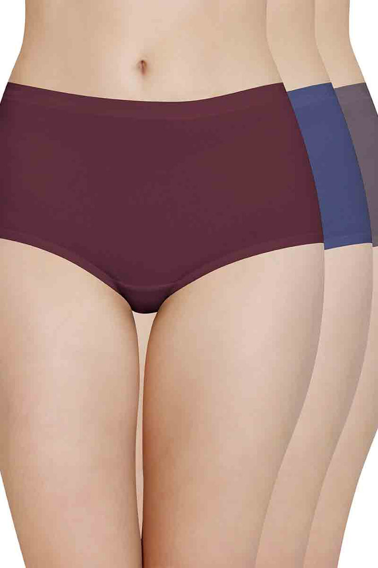 Cotton Full-Brief Solid Pack of 3 S / S015 - amanté Panty Pack