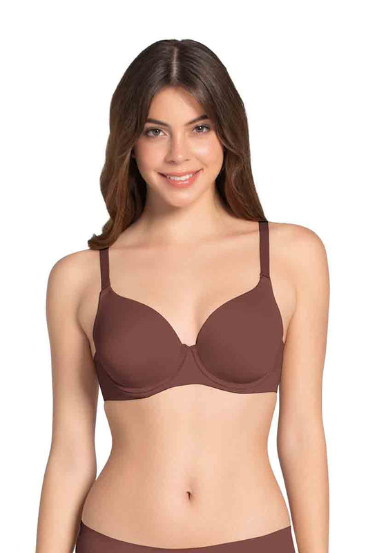 Smooth Moves Wired Bra 32B / Mahogany - amanté Bra