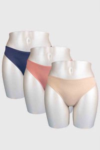 Microfiber Thong (Pack of 3) S / Combo 04 - amanté Panty Pack thumbnail 1
