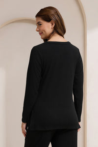 Blissful Rib Lounge Top - amanté Sleep thumbnail 2