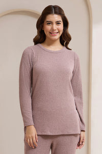 Blissful Rib Lounge Top - amanté Sleep thumbnail 1