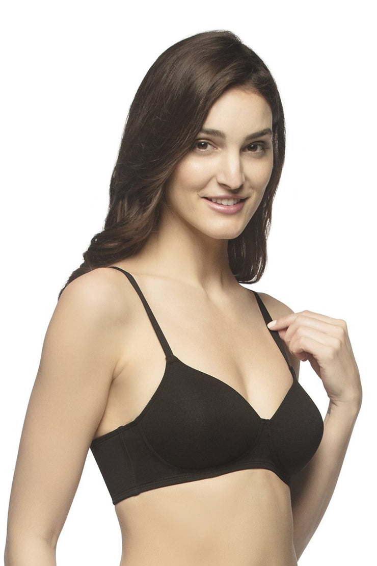 Carefree Casuals Non- Wired Bra 32B / Black - amanté Bra