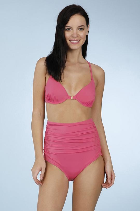 Side Ruched Bikini Bottom  - amanté Swim