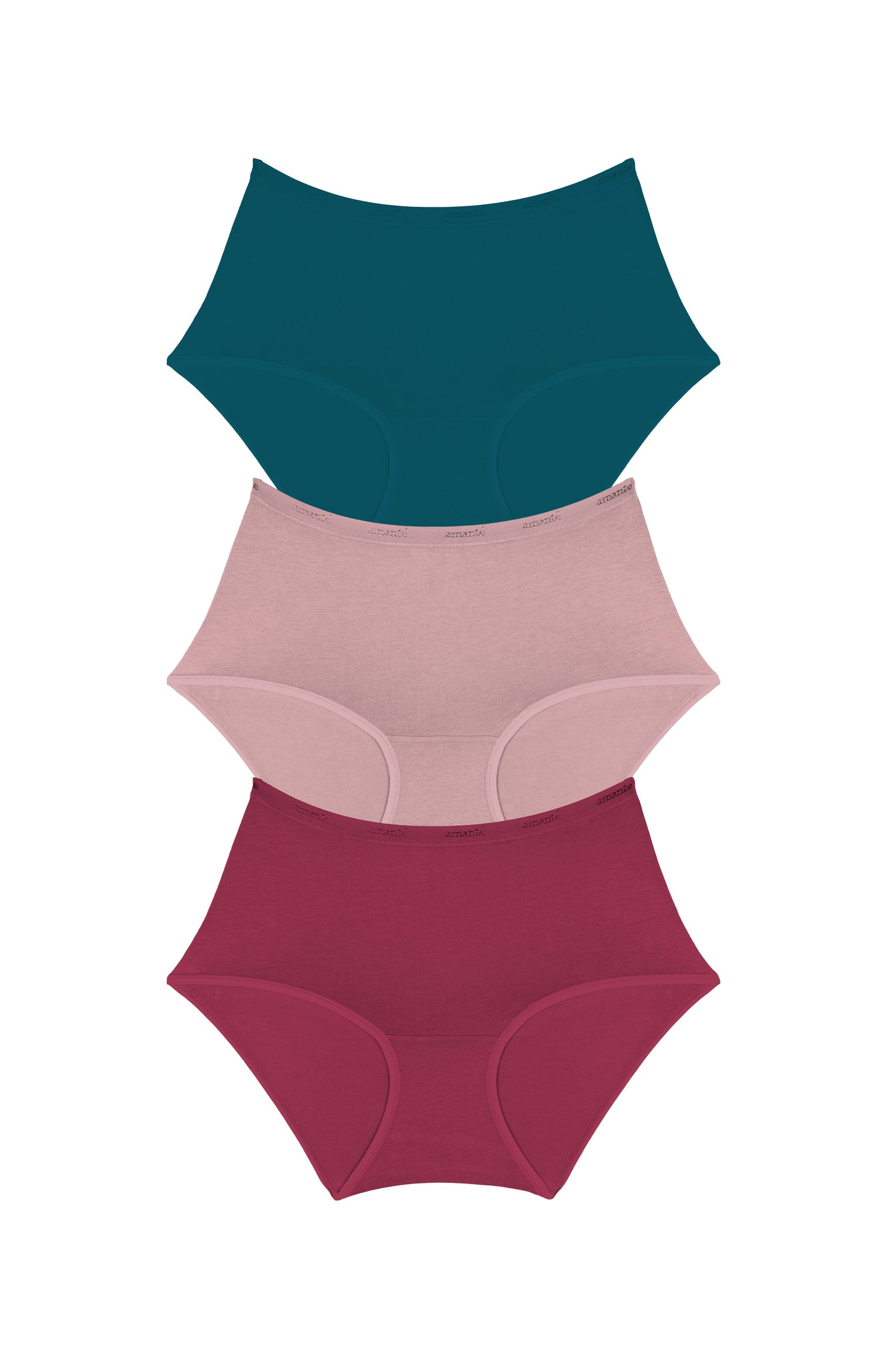 Cotton Full-Brief Solid Pack Of 3 XS / C0014 - amanté Panty - Image 1 of 1