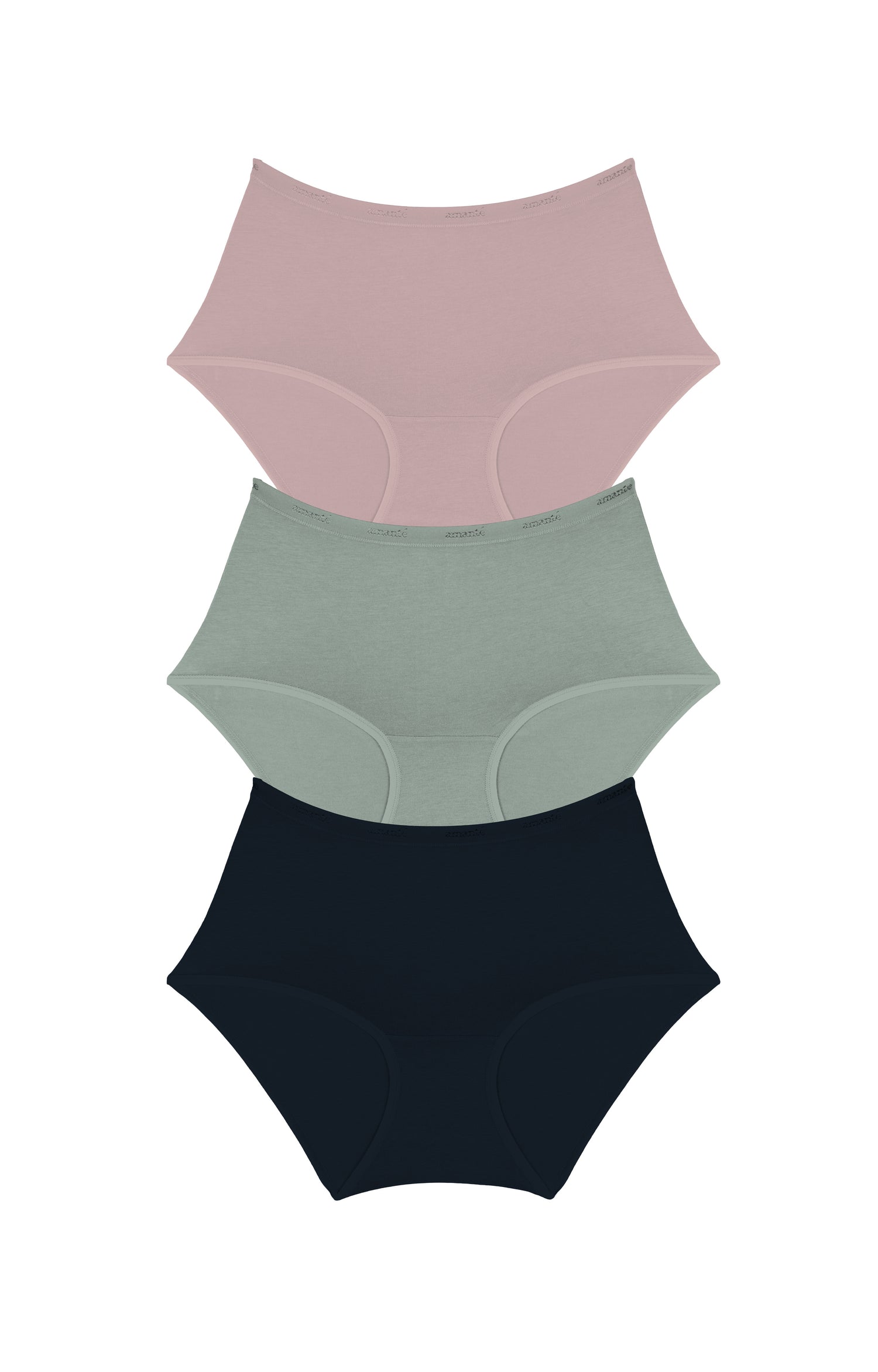 Cotton Full-Brief Solid Pack of 3 - amanté Panty - Image 1 of 1