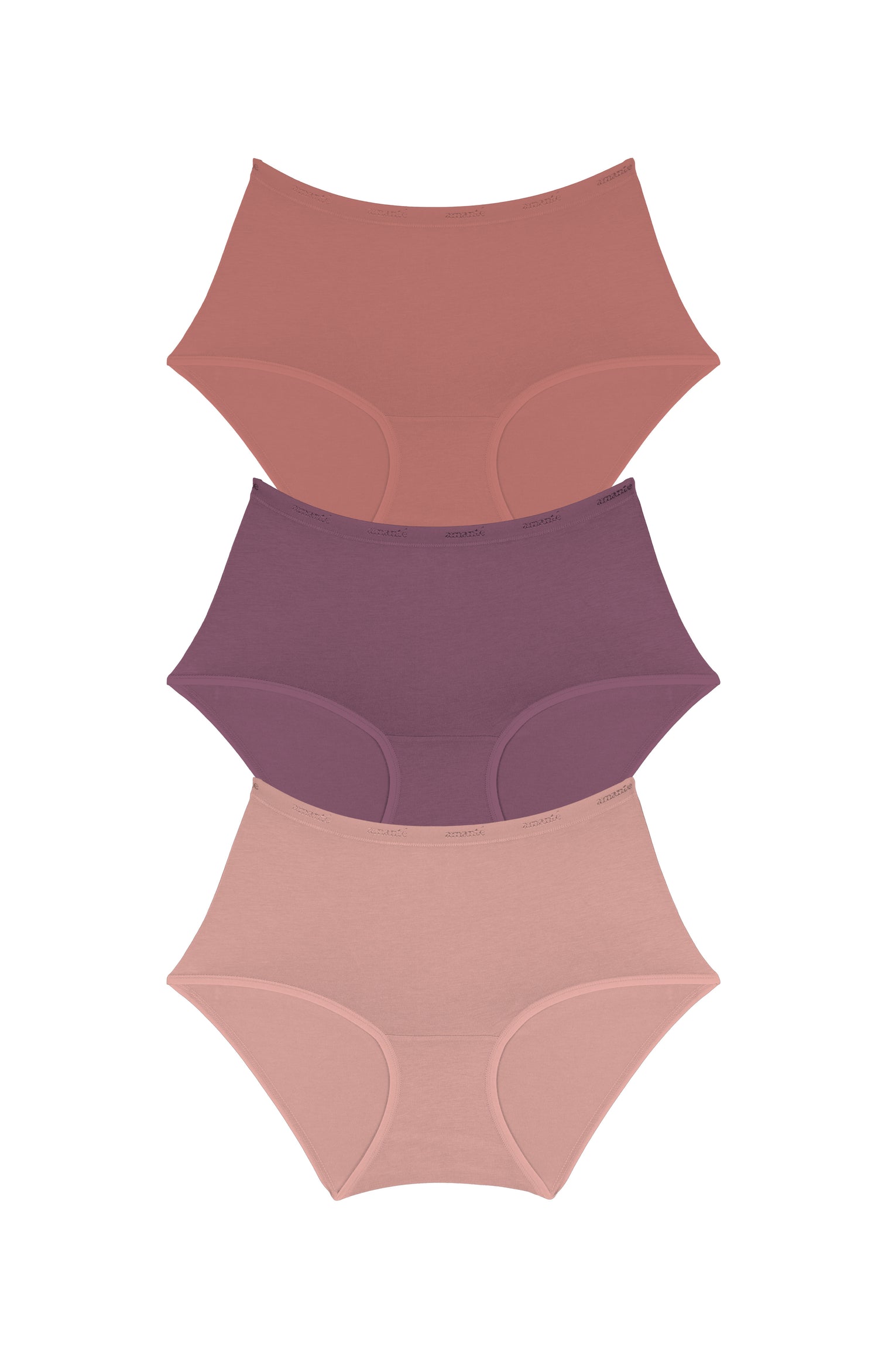 Cotton Full-Brief Solid Pack of 3 - amanté Panty - Image 1 of 1