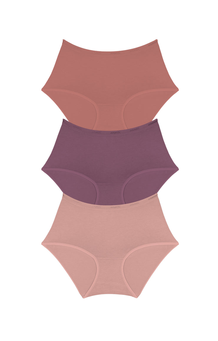 Cotton Full-Brief Solid Pack of 3