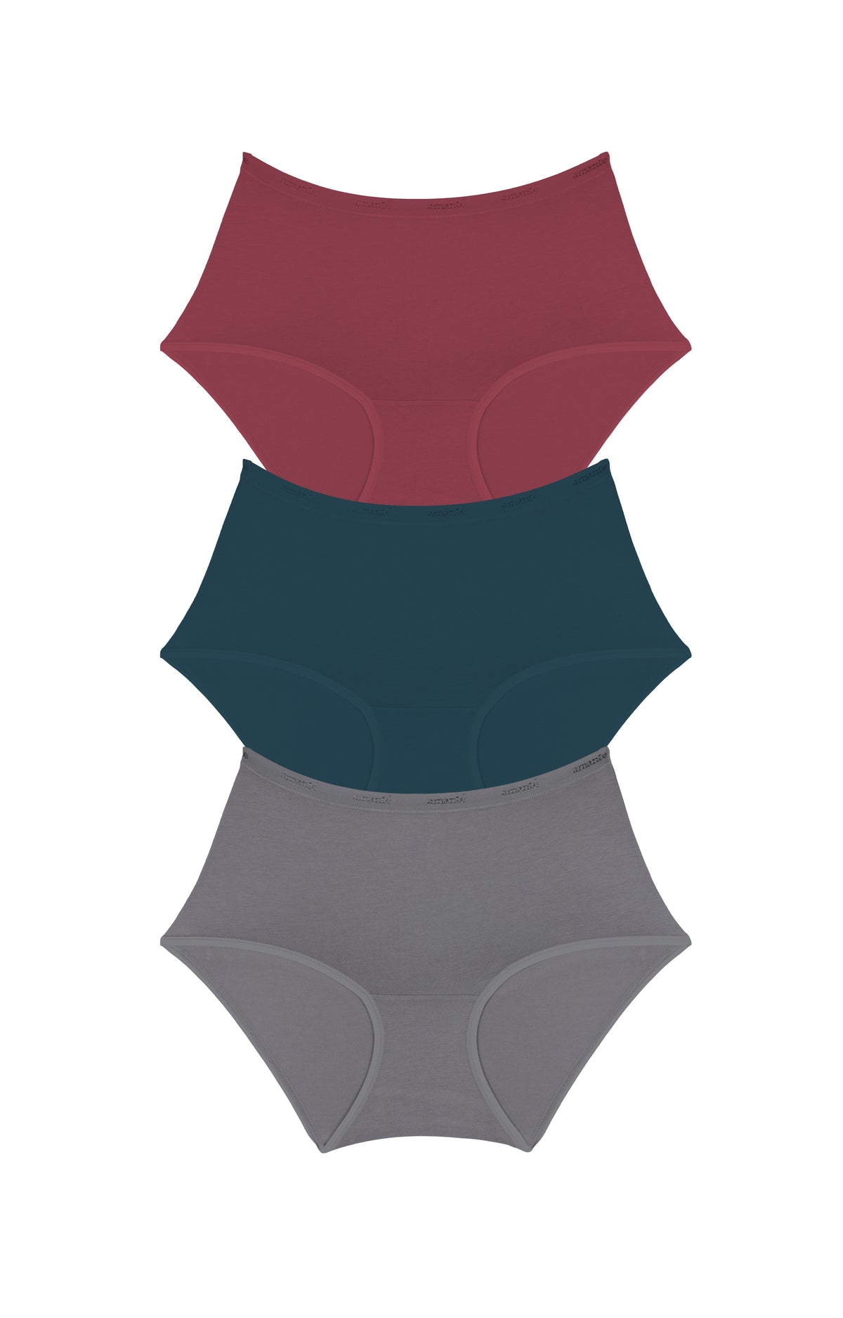 Cotton Full-Brief Solid Pack Of 3 XS / C020 - amanté Panty - Image 1 of 1