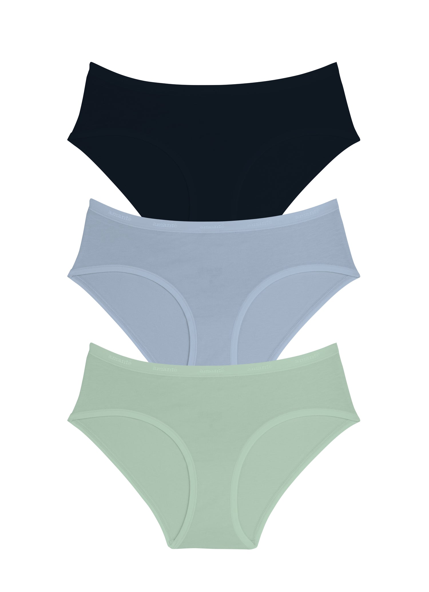 Cotton Hipster Brief Solid Pack Of 3 XS / C0015 - amanté Panty - Image 1 of 1