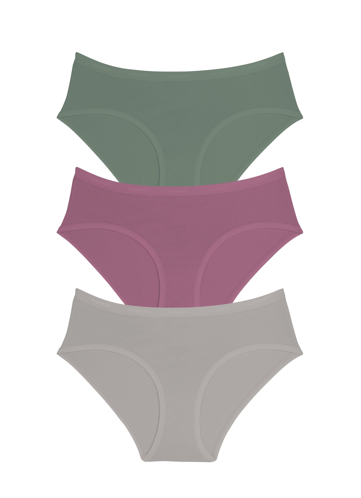 Cotton Hipster Brief Solid Pack Of 3 XS / C019 - amanté Panty - Image 1 of 1