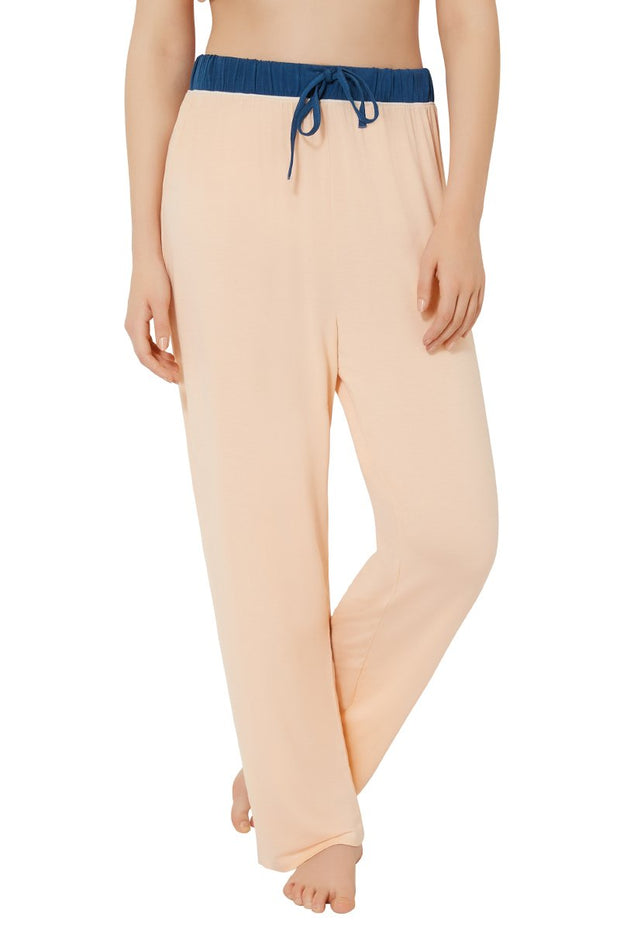 Comfy Cotton Pyjama Bottom L / Peach Parfait - amanté Sleep