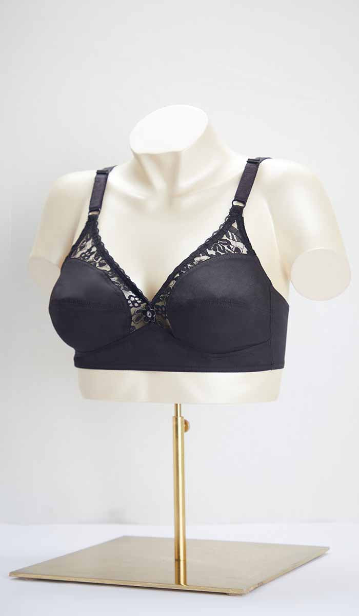 Sofia Side Lace Bra 32B / Black - amanté Bra - Image 1 of 1