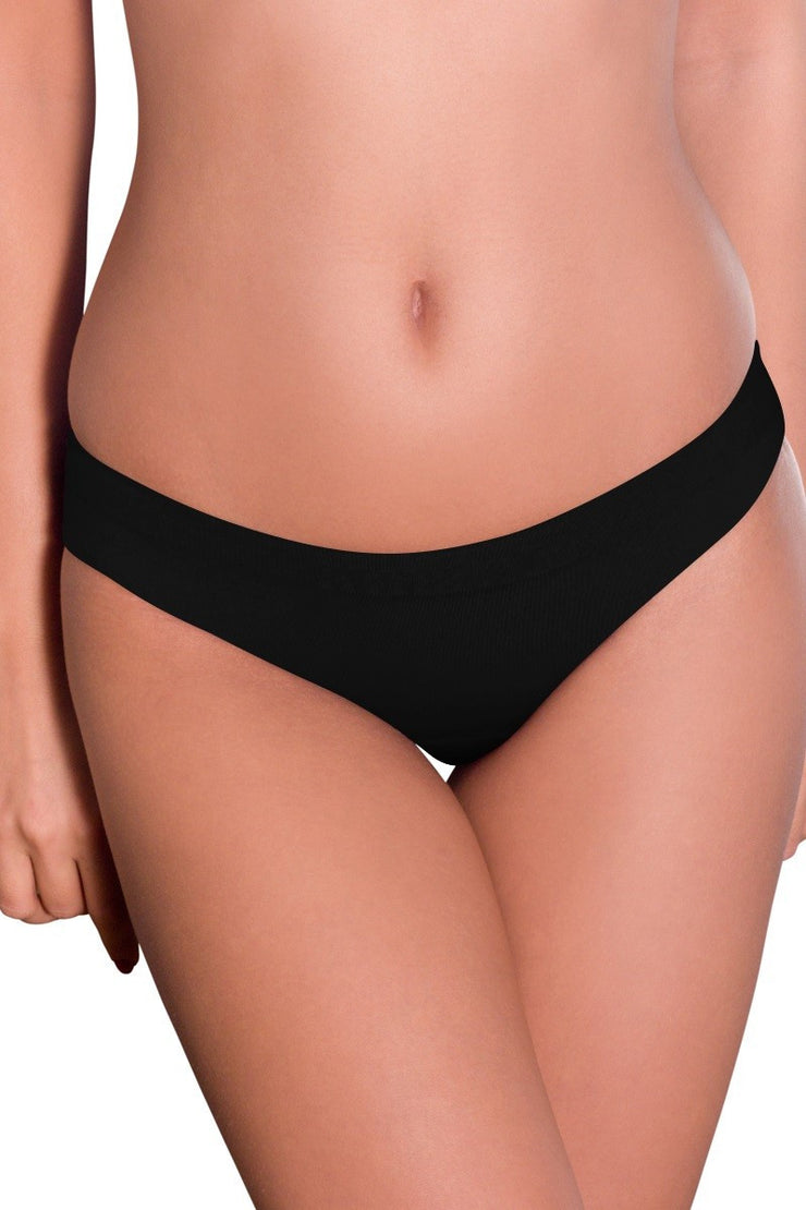 Seamless Bikini S / Black - amanté Panty