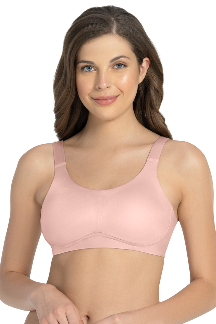 Cloudsoft Support Bra 34B / Blush Pink - amanté Bra