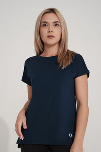 Energize Crew Neck Tee S / Pageant Blue - amanté Sportswear thumbnail 1