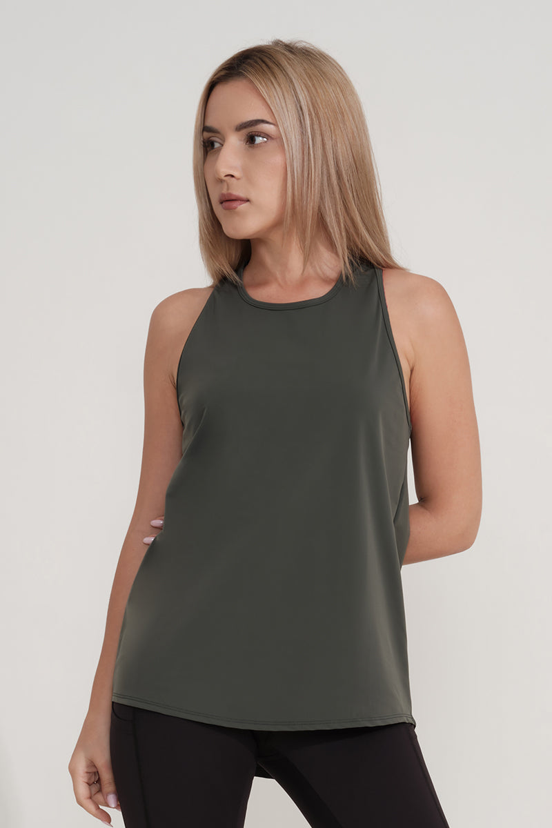 Energize Tank S / Climbing Ivy - amanté Sportswear