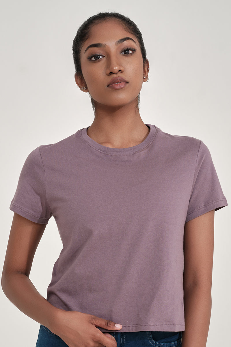 Essential Crop Tee S / Ephermera - amanté Sportswear