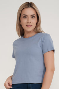 Essential Crop Tee S / Tempest - amanté Sportswear thumbnail 1