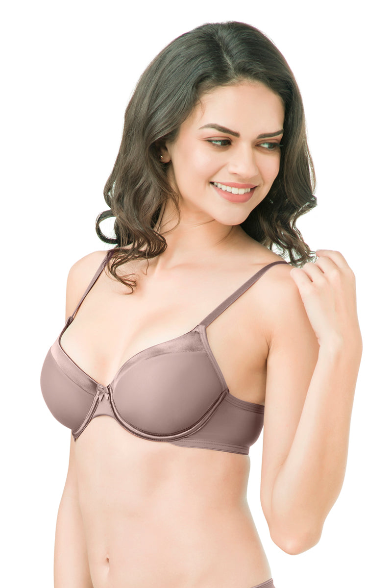 Satin Edge Bra  - amanté Bra - Image 2 of 4