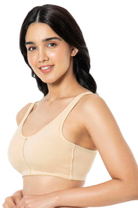 Cotton Daily Support Bra 34B / Hazelnut - amanté Bra thumbnail 1