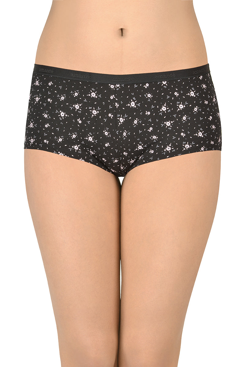 Cotton Boyshort Brief Print Pack of 3 (Combo 4)  - amanté Panty
