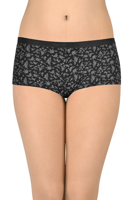 Cotton Boyshort Brief Print Pack of 3 (Combo 1)  - amanté Panty