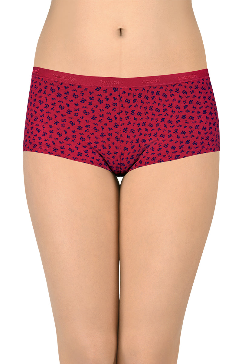 Cotton Boyshort Brief Print Pack of 3 (Combo 2)  - amanté Panty