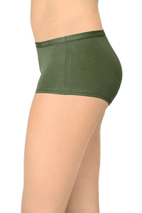 Cotton Boyshort Brief Solid Pack of 3 (Combo 3)  - amanté Panty thumbnail 2