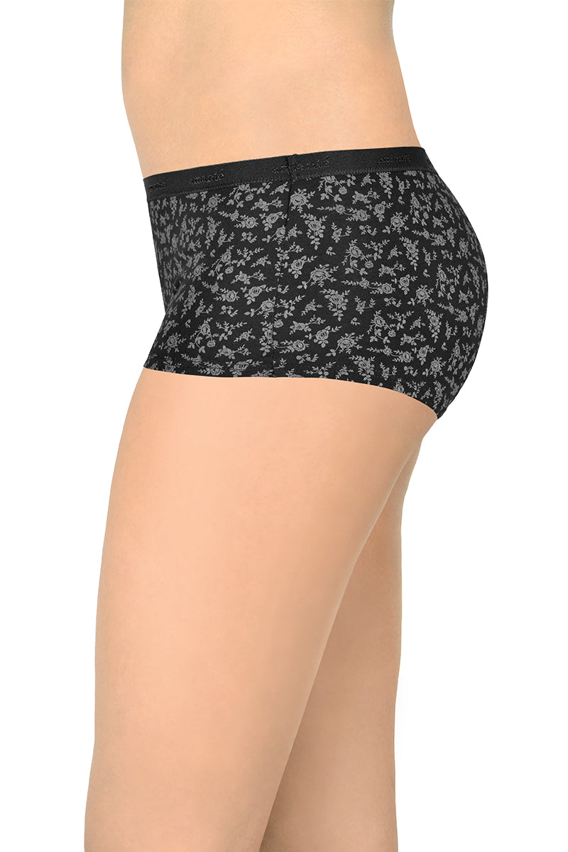 Cotton Boyshort Brief Print Pack of 3 (Combo 1)  - amanté Panty - Image 3 of 6