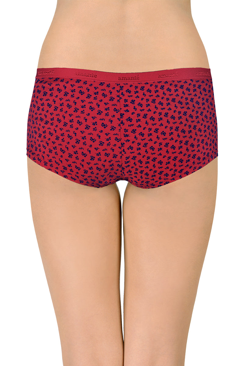 Cotton Boyshort Brief Print Pack of 3 (Combo 2)  - amanté Panty - Image 8 of 9