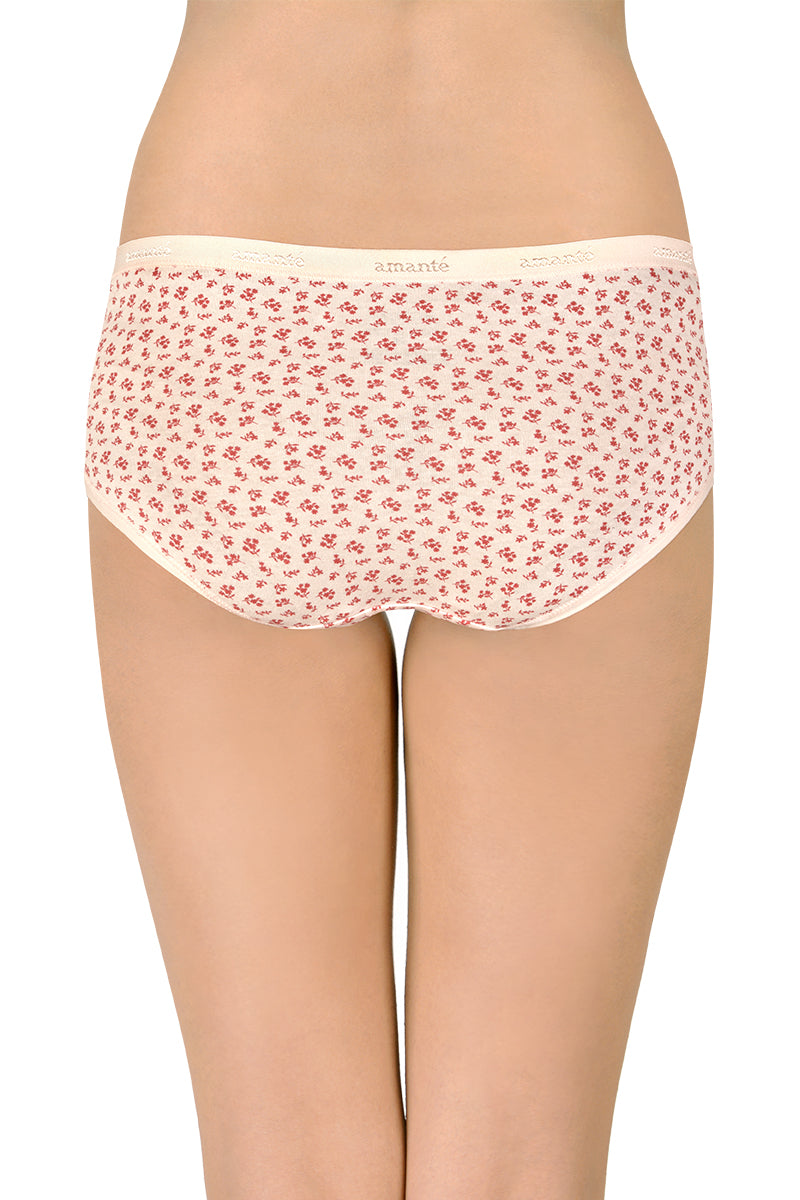 Cotton Hipster Brief Print Pack of 3 (Combo 1)  - amanté Panty