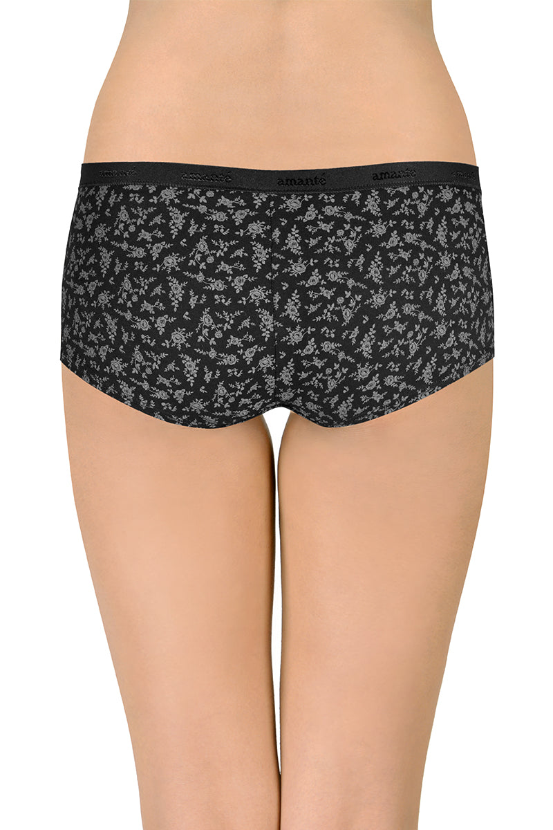 Cotton Boyshort Brief Print Pack of 3 (Combo 1)  - amanté Panty