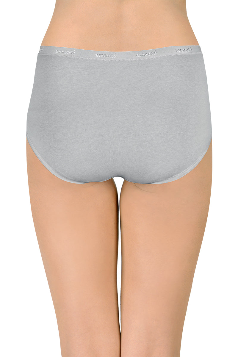 Cotton Full-Brief Solid Pack of 3 (Combo 1)  - amanté Pantie